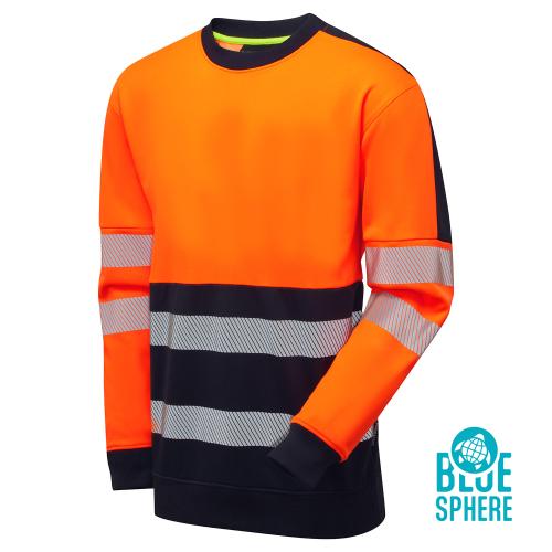 Essentials Hi-Vis Eco CottonCool Orange Sweatshirt