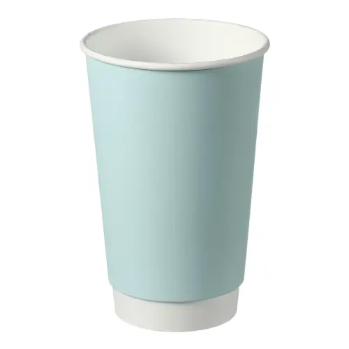 12oz Confetti Double Wall Coffee Cup - Baby Blue