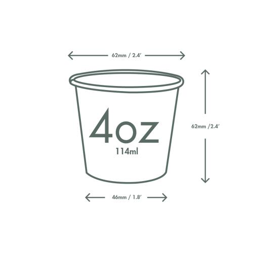 Vegware LV-FG04 Dimensions
