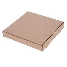12" Plain Brown Pizza Box - Pack 100