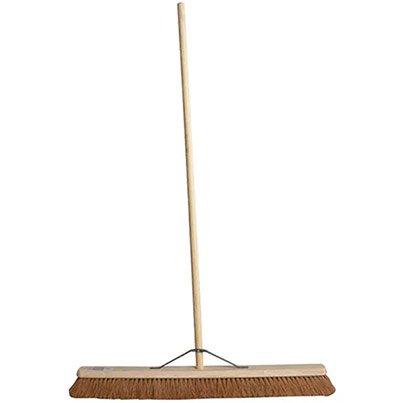 Extra Wide Soft Natural Coco Broom (36 inch)