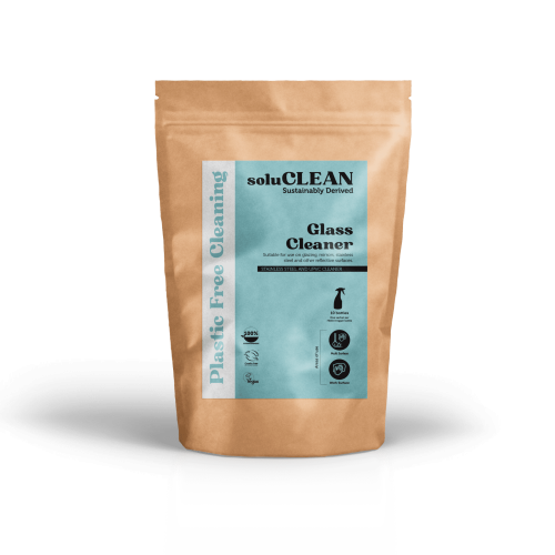 SoluCLEAN Glass Cleaner Refill Pouch (Pack of 10)