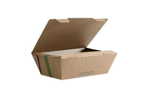 6 x 5in microflute hinged hot box