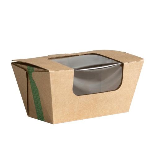 5 x 3in microflute hinged window hot box