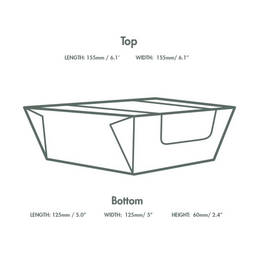 MFWB-6X6 Dimensions