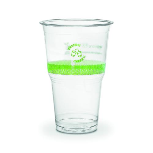 Pint to brim PLA cup, UKCA UKNI CE mark, 96-Series Case 1000