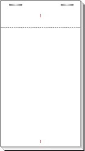 Waiter pad - 1ply - 2.5"x5"