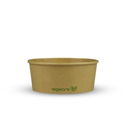 24oz/750ml round kraft food container, 150-Series - Pack of 300