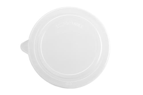 Round Clear PLA lid, 150-Series - Pack of 300