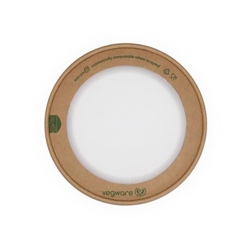 Round kraft window lid, 150-Series - Pack of 300