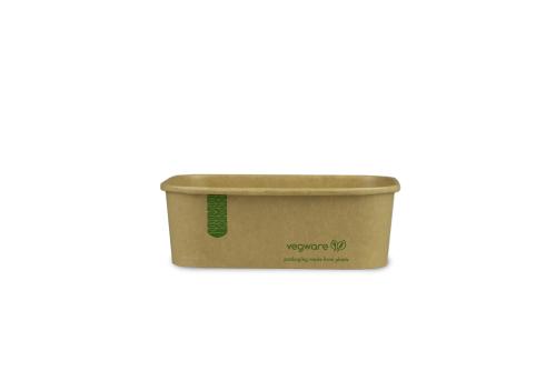 24oz/750ml square kraft food container - Pack of 300