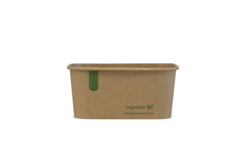 34oz/1000ml rectangular kraft food container - Pack of 300