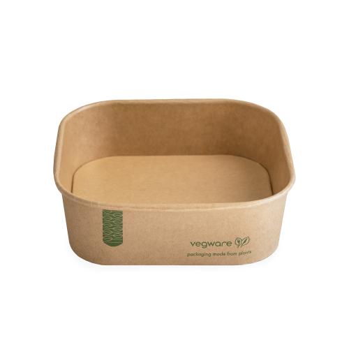 32oz/950ml square kraft food container Pack of 300