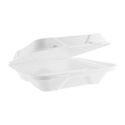 9in/235mm 3-comp Nourish moulded fibre lunchbox - Pack of 200