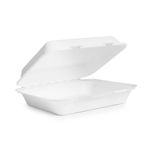 9 x 8in/240 x 205mm Nourish moulded fibre lunch box - Pack of 200