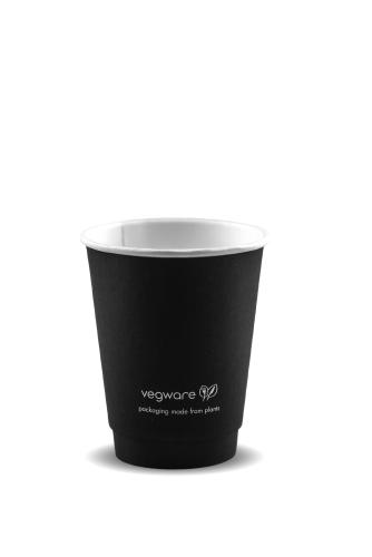 8oz double wall black hot cup, 79-Series - Pack of 500