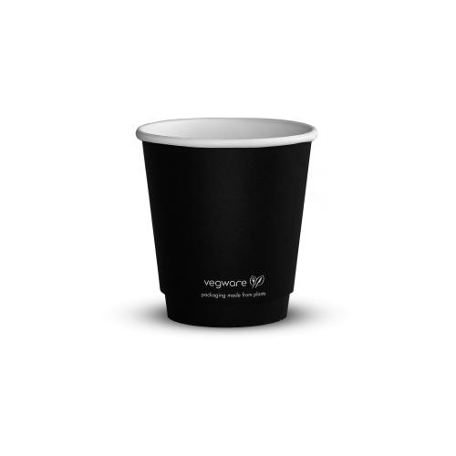 10oz double wall black hot cup, 89-Series - Pack of 500