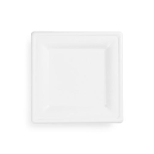 8in / 200mm square Nourish moulded fibre plate Pack of 500