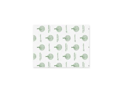 258 x 330mm burger wrap Green Tree 1000 per case