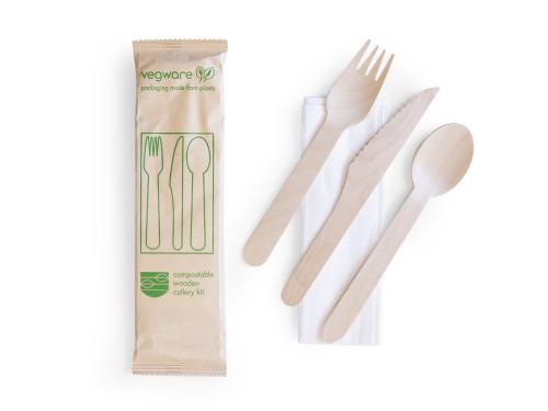 Compostable Wooden Cutlery Set