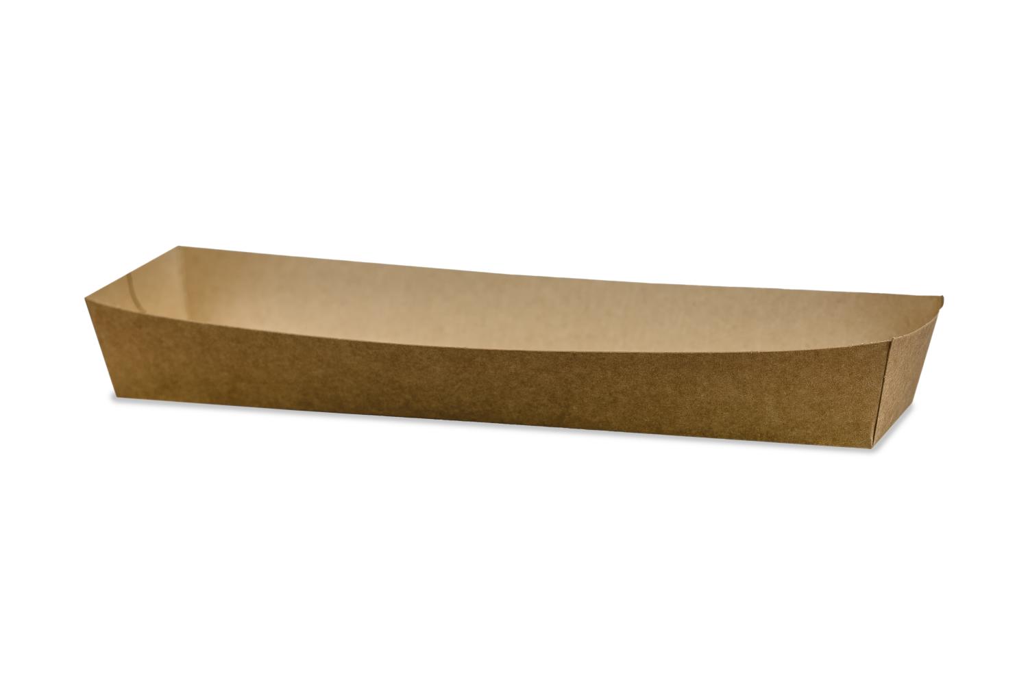 Kraft hot dog/baguette tray - Pack of 500