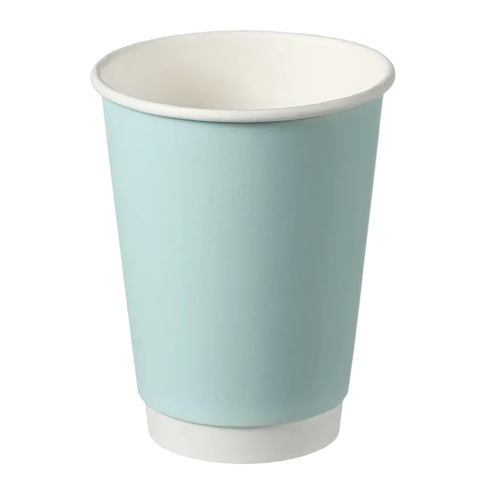 12oz Confetti Double Wall Cup - Baby Blue
