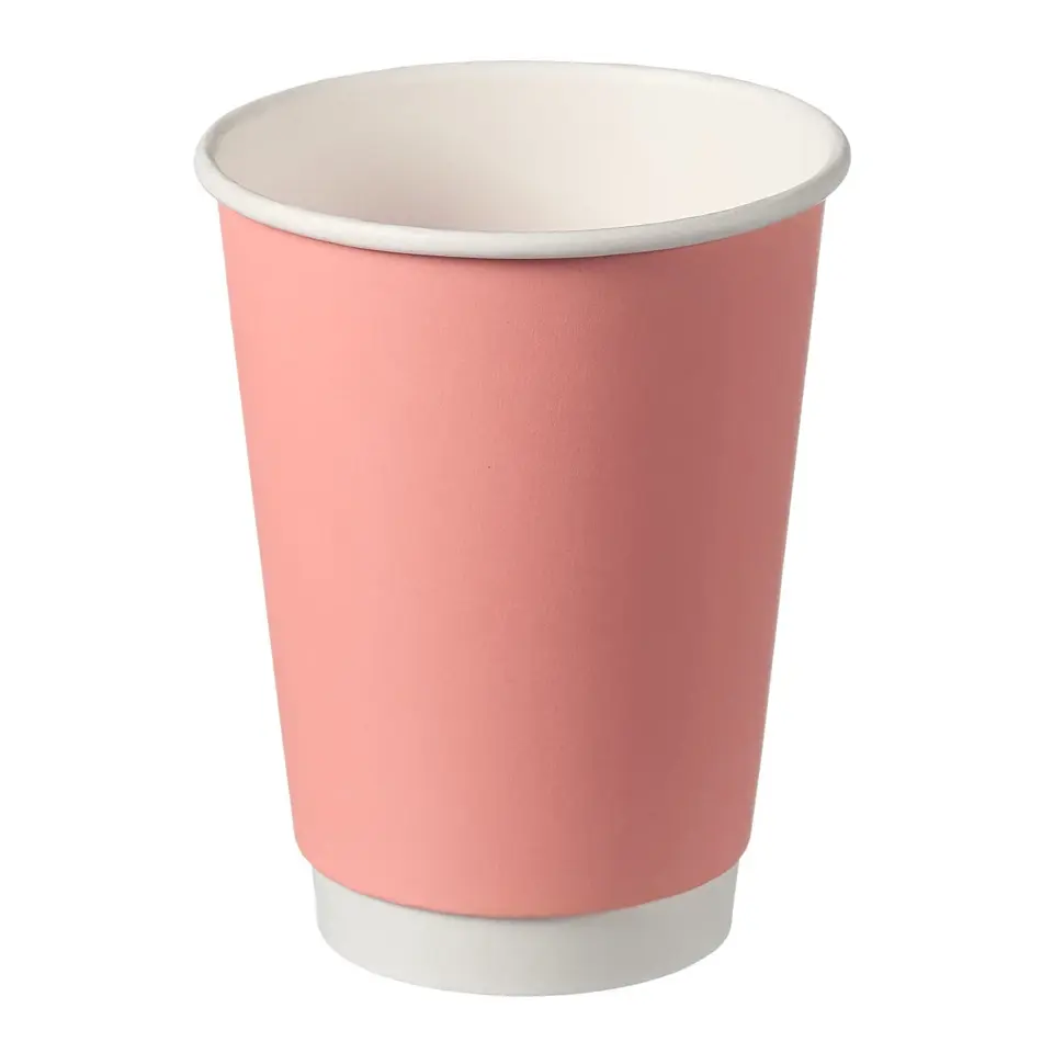 12oz Confetti Double Wall Cup - Coral