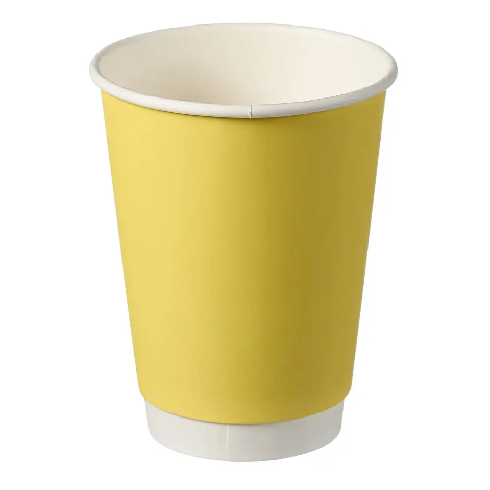 12oz Confetti Double Wall Cup - Yellow