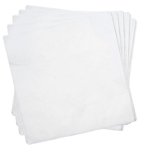 40cm Airlaid dinner napkin 8 fold white
