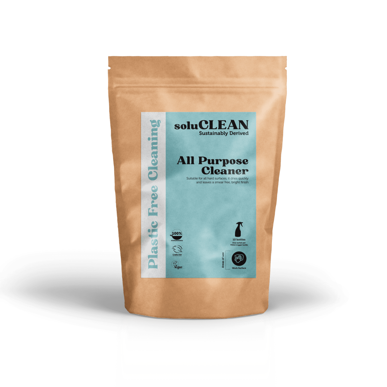 SoluCLEAN All Purpose Cleaner Refill Pouch (Pack of 10) SCWS750APP-10