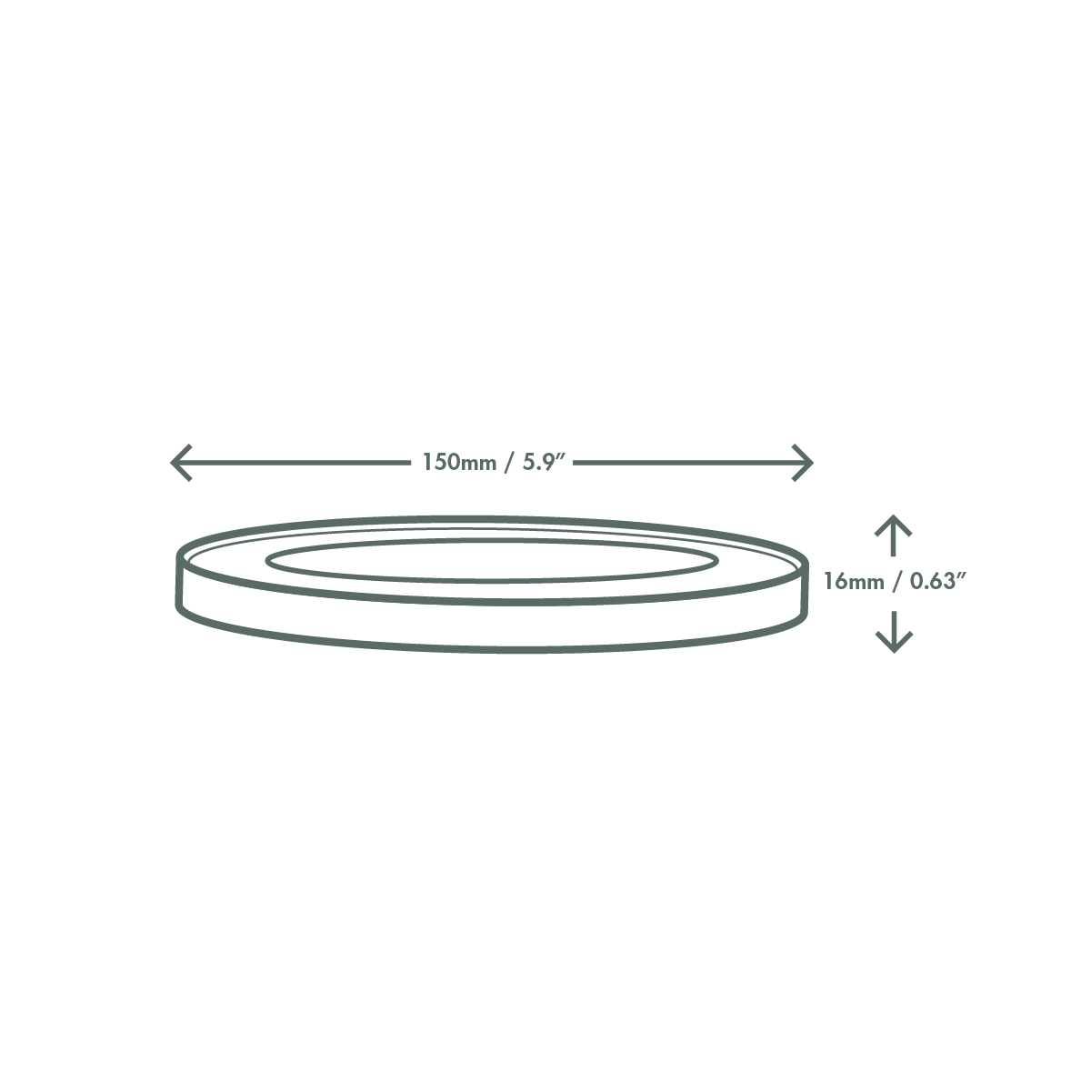 RLID150BW Dimensions