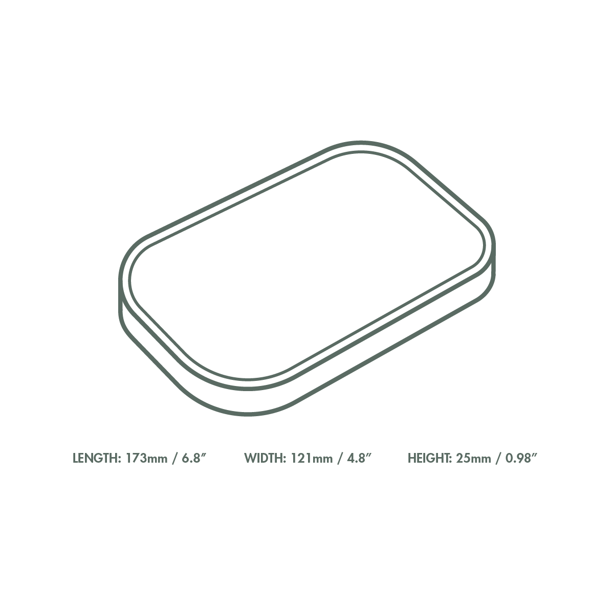 SLID-7X5BP Dimensions