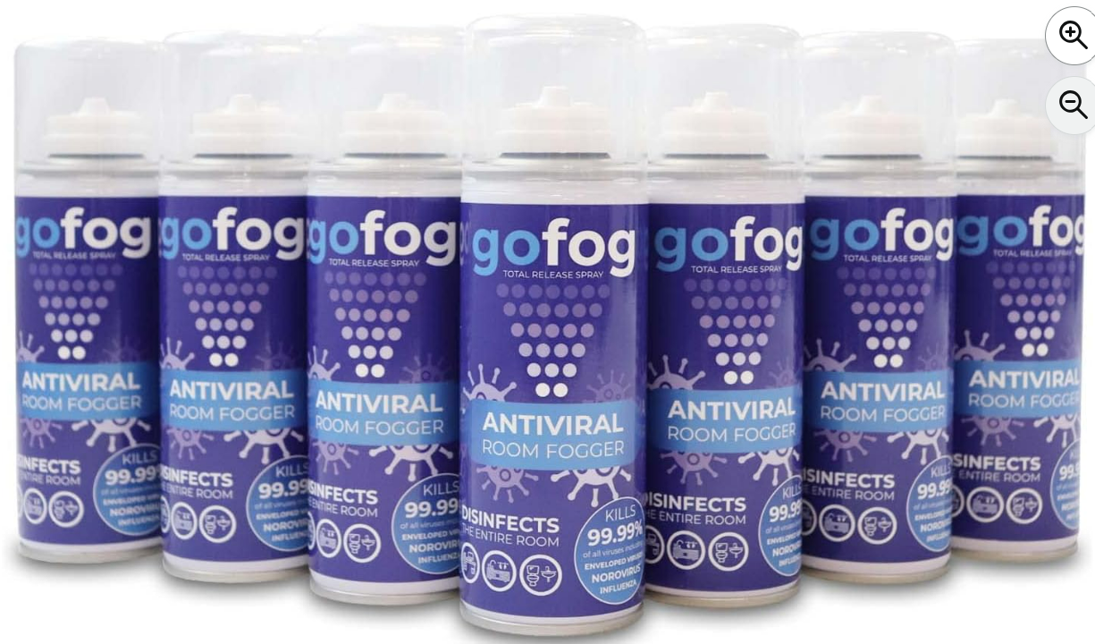 Antiviral Disinfectant removing 99.99% of Viruses & Bacteria, Citrus Scent, Pack of 12