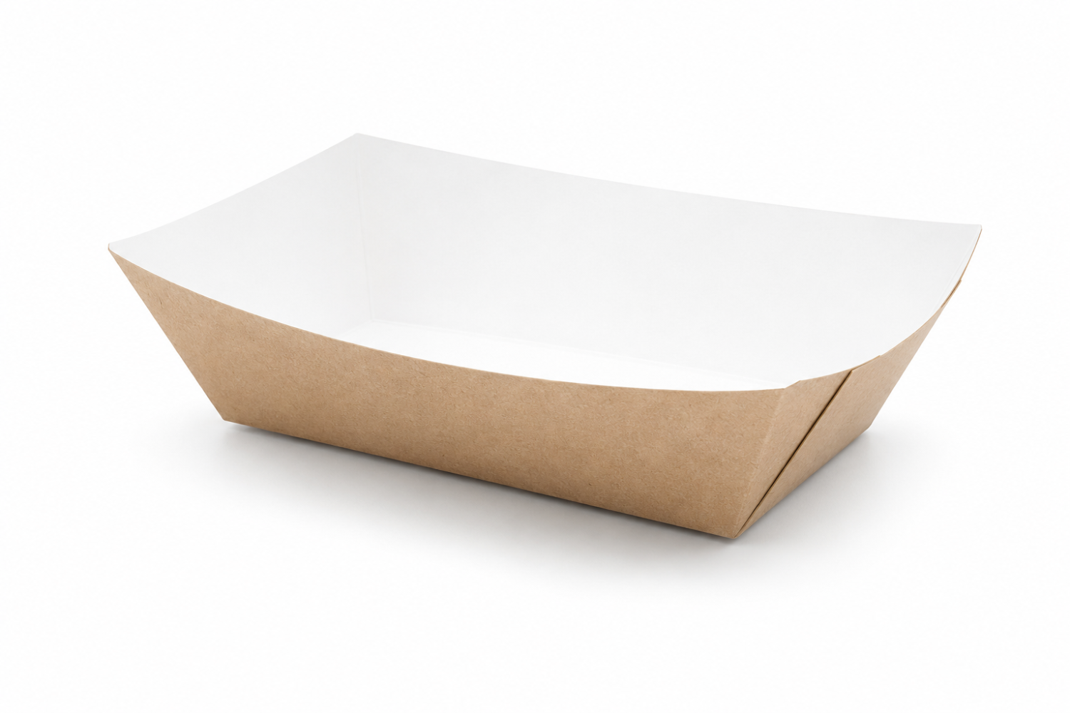 Kraft chip tray