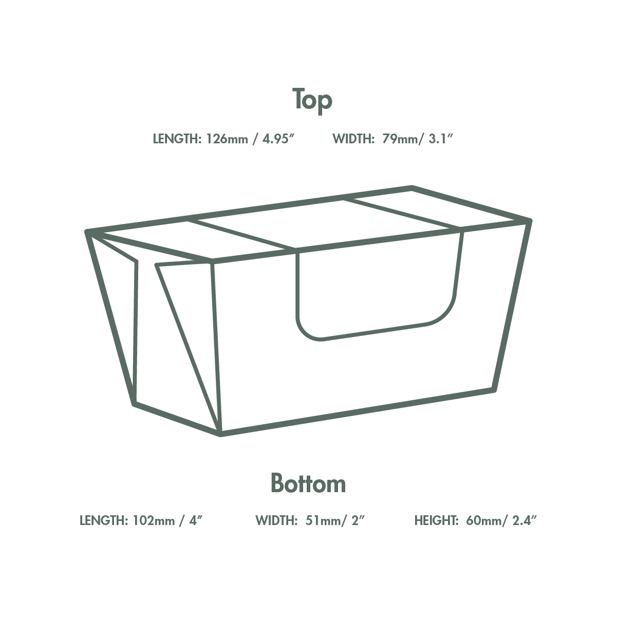 MFWB-5X3 Dimensions