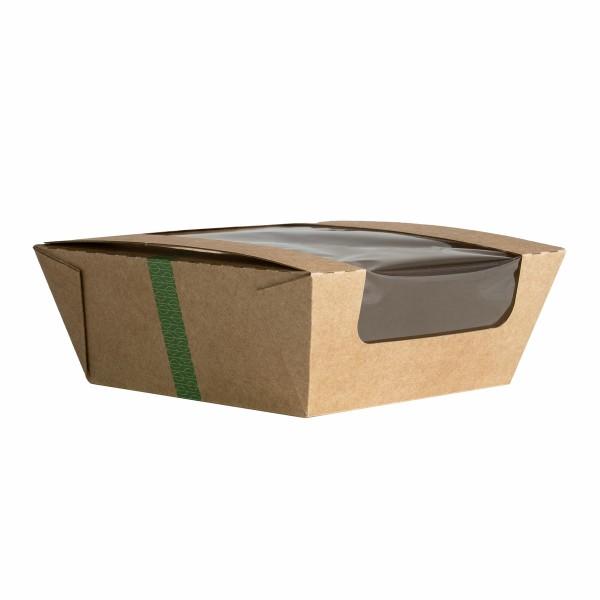 6 x 6in microflute hinged window hot box