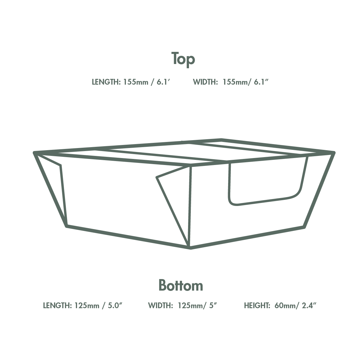 MFWB-6X6 Dimensions