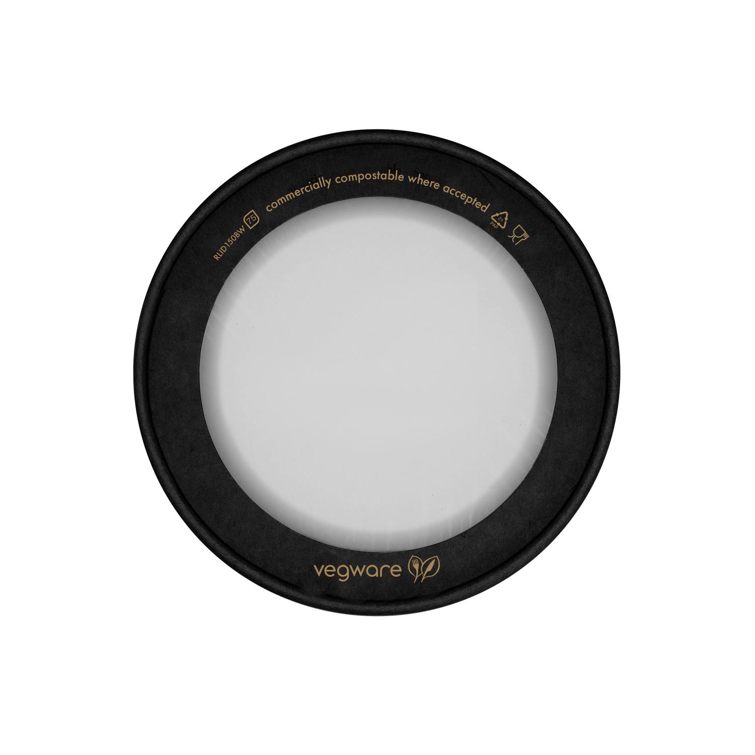 Round black window lid, 150-Series