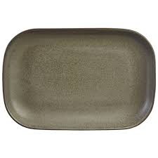 Terra stoneware Antigo rectangular plate - 24 x 16.5cm (pack of 12)