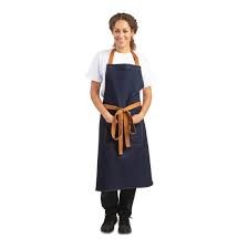 Deglon Sabatier prep like a pro 4-piece BBQ utensil set with whites denim-blue apron