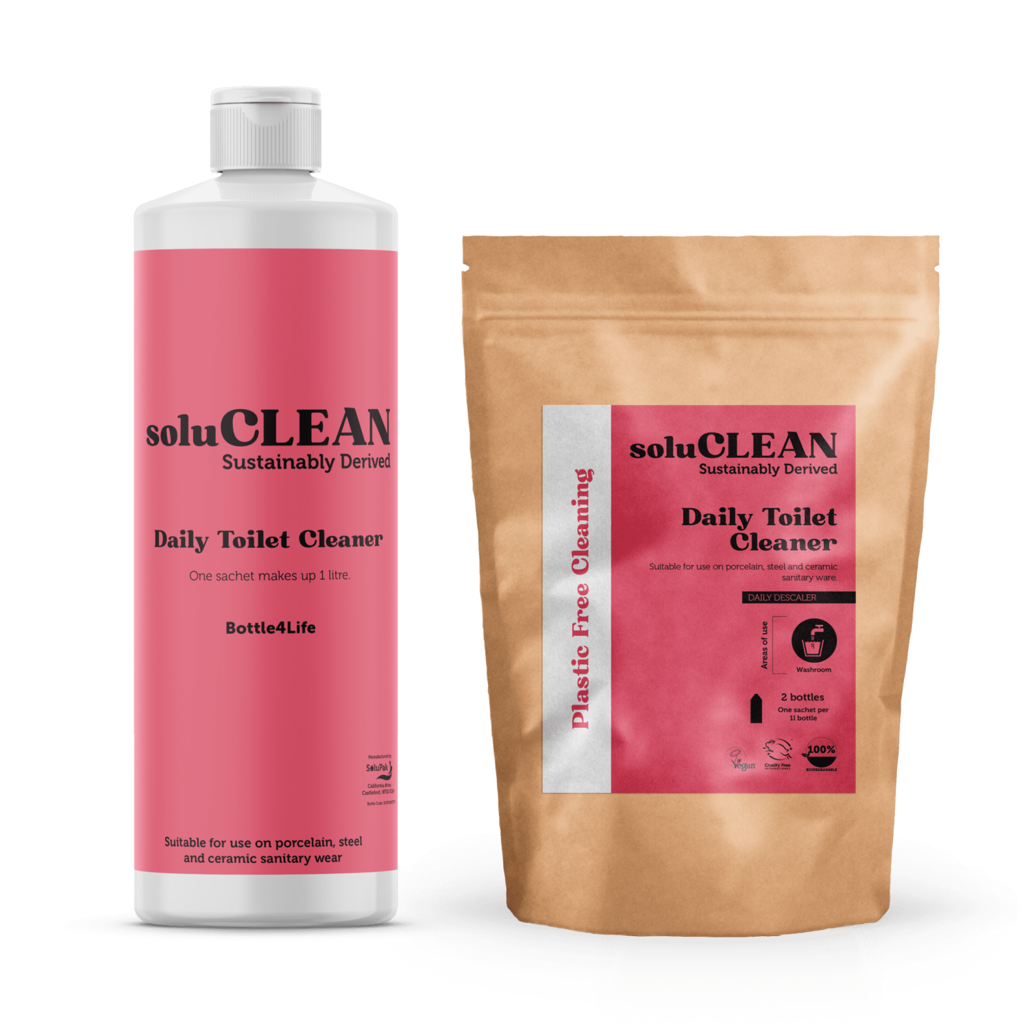 SoluCLEAN Bottle 1L Daily Toilet Cleaner