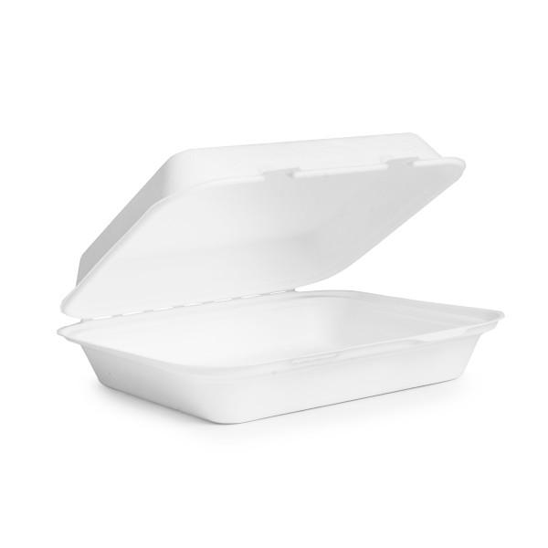 9 x 8in/240 x 205mm Nourish moulded fibre lunch box - Pack of 200