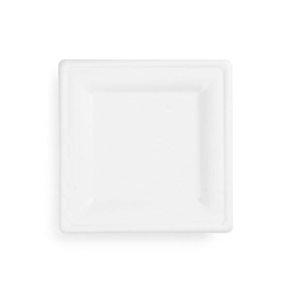 8in / 200mm square Nourish moulded fibre plate Pack of 500