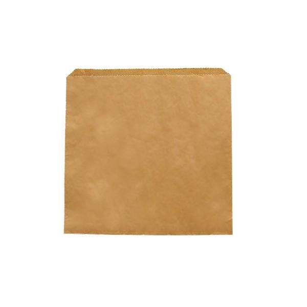 Vegware 8.5x8.5in recycled Kraft flat bag