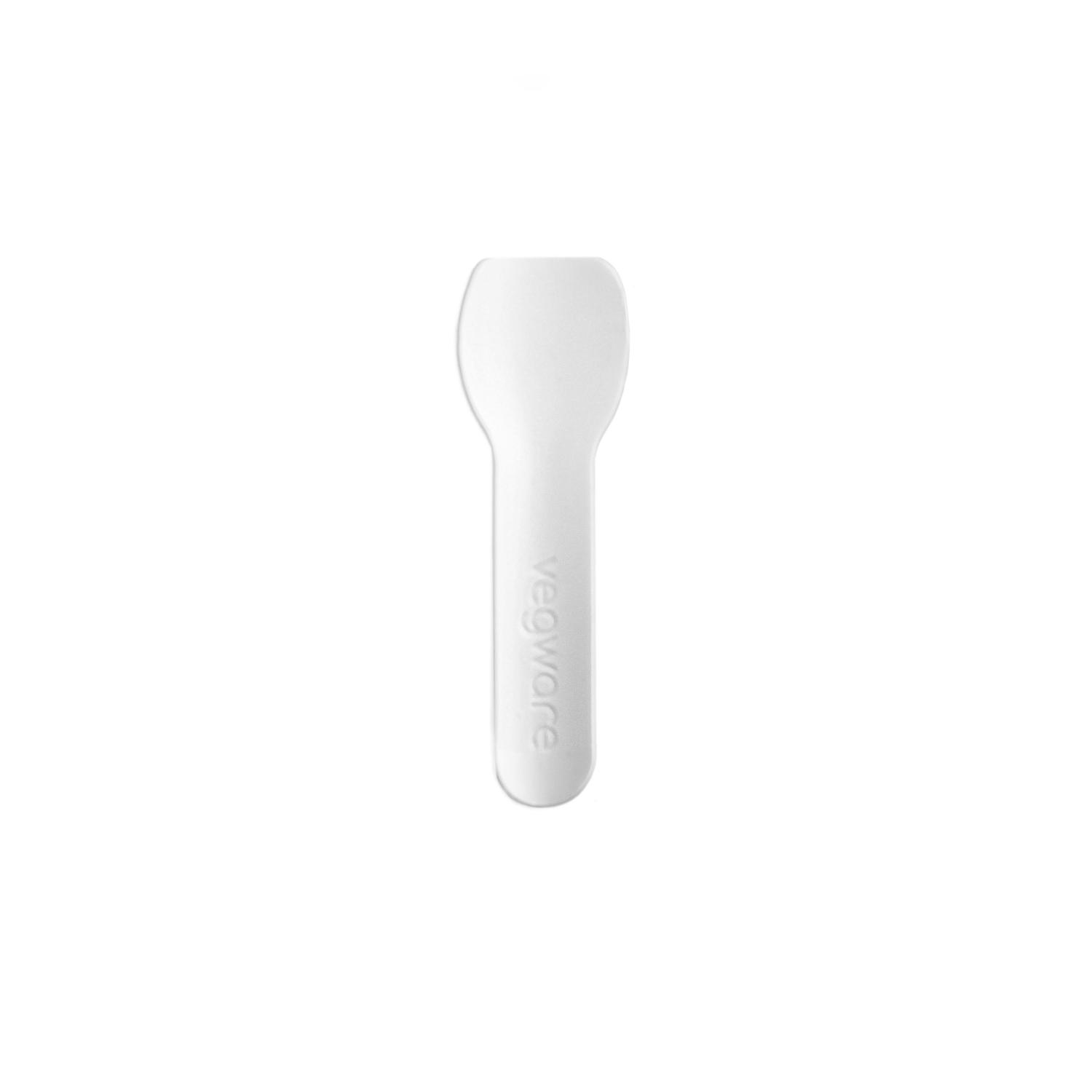 3.5in / 90mm compostable paper ice cream spoon