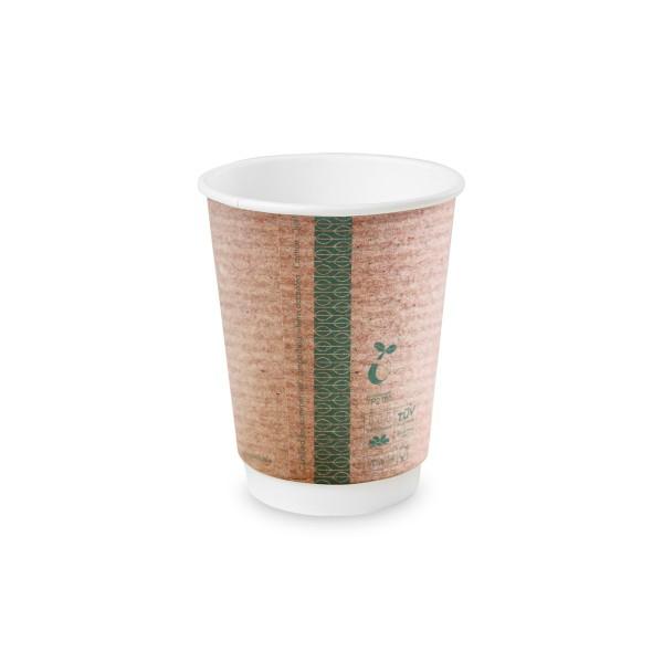Vegware -12oz - double wall brown Kraft cup