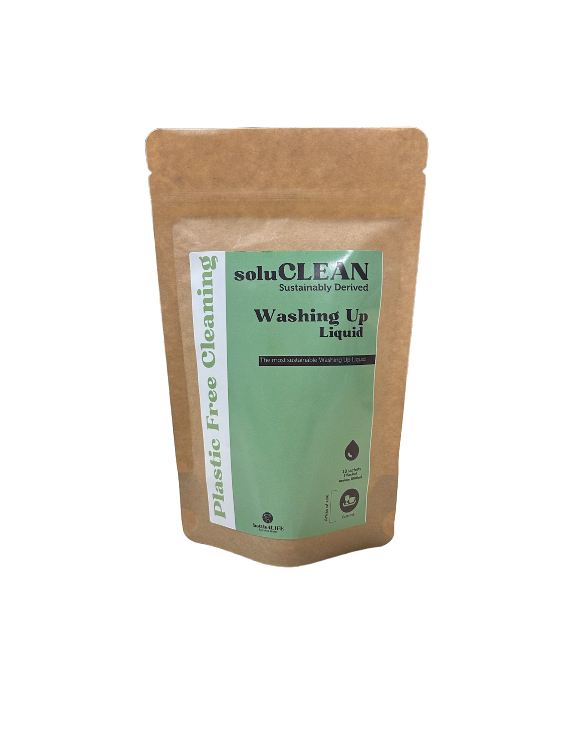 SoluCLEAN Washing Up Liquid Refill Pouch (Pack of 10)