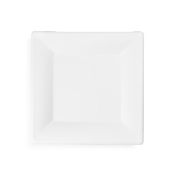 10in / 250mm square Nourish moulded fibre plate Pack of 500