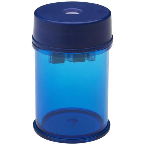 One Hole Barrel Pencil Sharpener Blue – Pack of 10