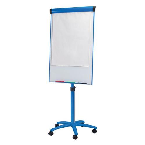 Buzzard Mobile Flipchart Easel – Blue (For Use with All A1 Flipchart Pads)
